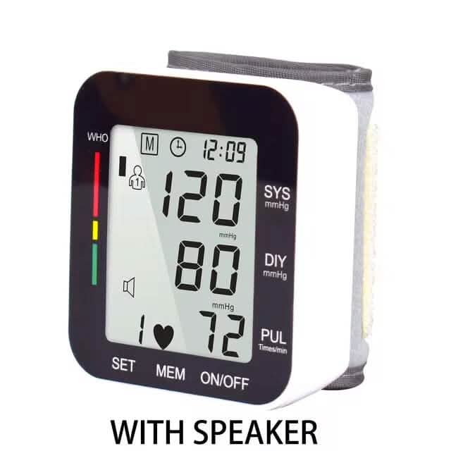Blood Pressure Monitor Digital Wrist Blood Pressure Machine Automatic Cuff BP Detector - A-1 Thread Vault