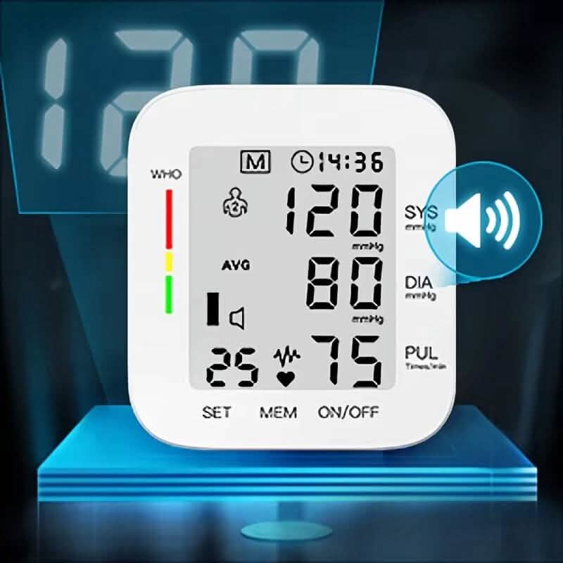 Blood Pressure Monitor Digital Wrist Blood Pressure Machine Automatic Cuff BP Detector - A-1 Thread Vault