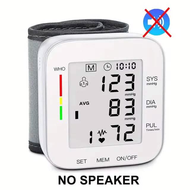 Blood Pressure Monitor Digital Wrist Blood Pressure Machine Automatic Cuff BP Detector - A-1 Thread Vault