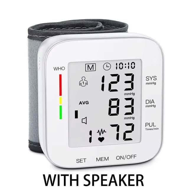 Blood Pressure Monitor Digital Wrist Blood Pressure Machine Automatic Cuff BP Detector - A-1 Thread Vault