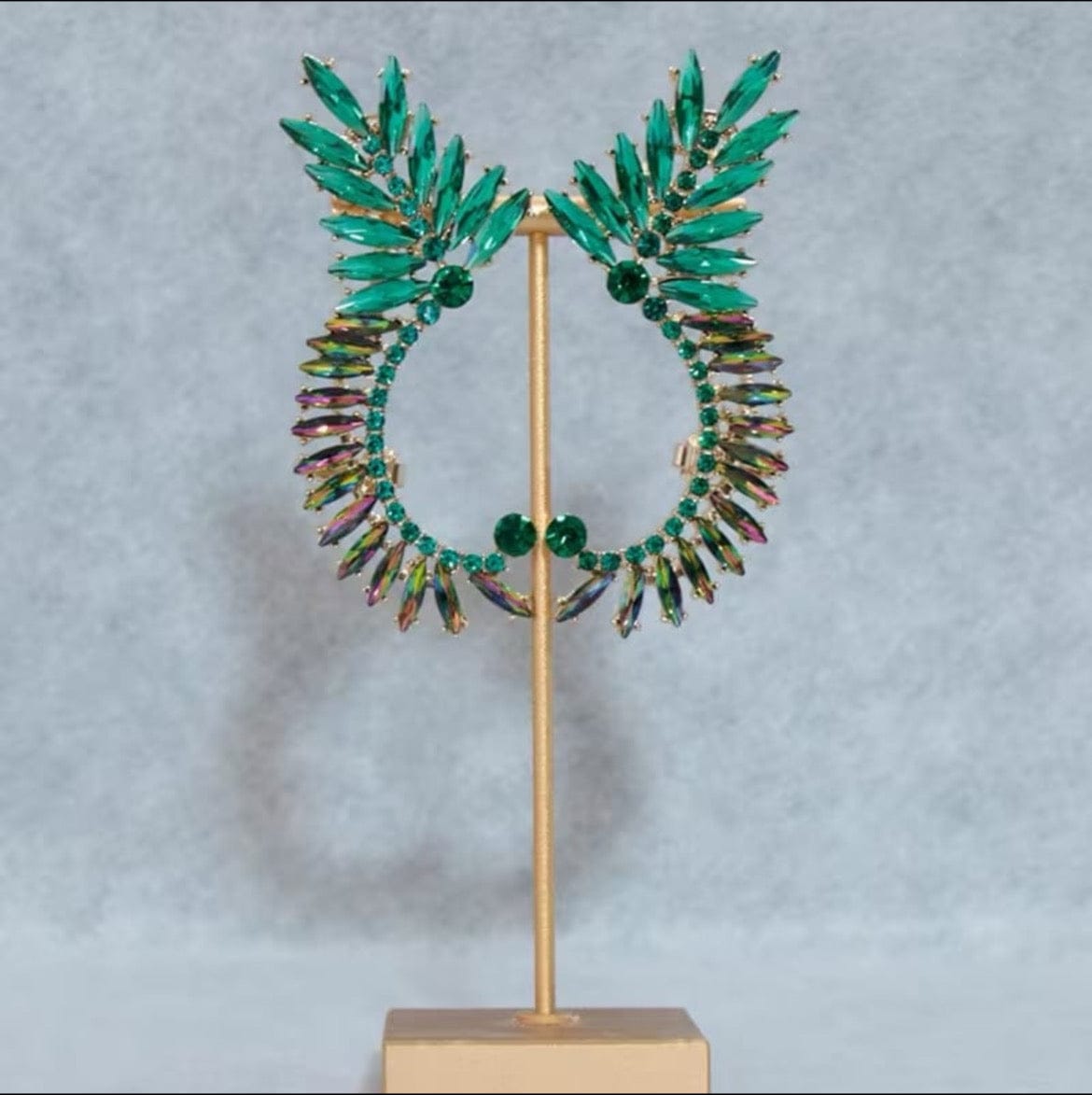 Boho-chic Half Moon Clip On Earrings - A-1 Thread Vault
