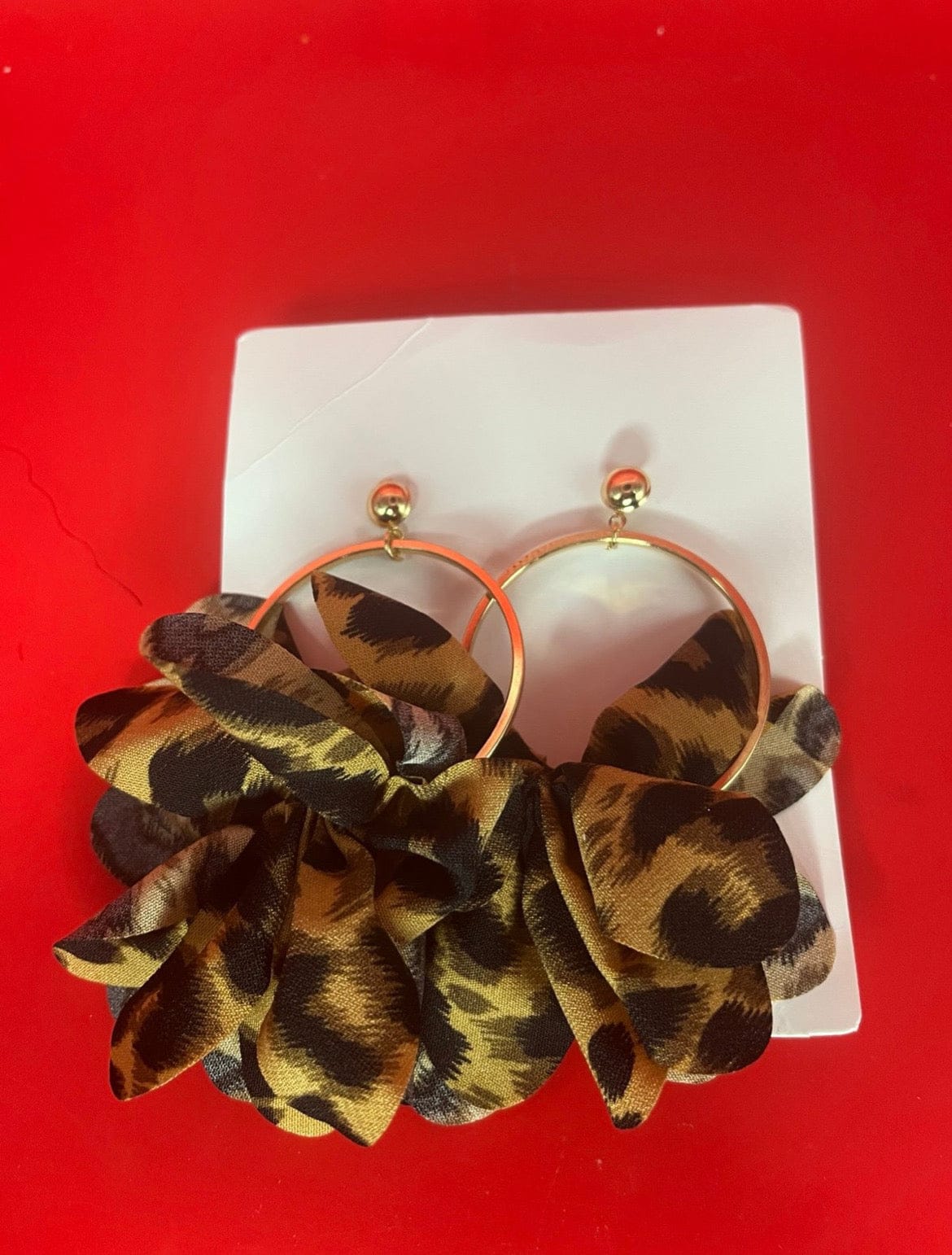 Boho Leopard Print Earrings - A-1 Thread Vault