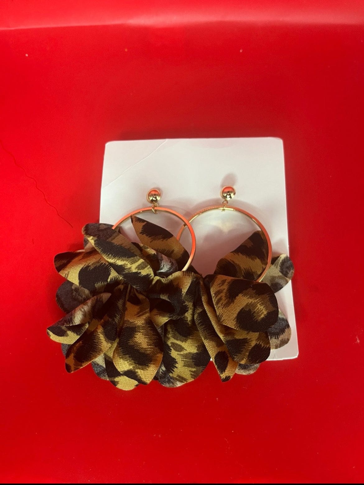Boho Leopard Print Earrings - A-1 Thread Vault