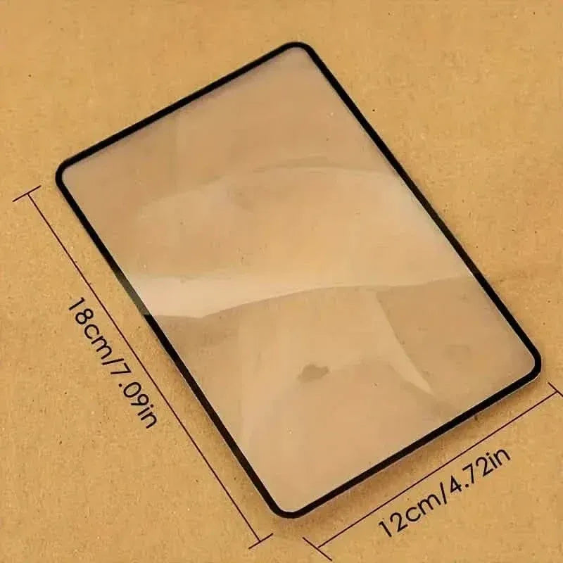 Book Page Magnification 180X120mm - Ultra Thin Convenient PVC Magnifier - A-1 Thread Vault