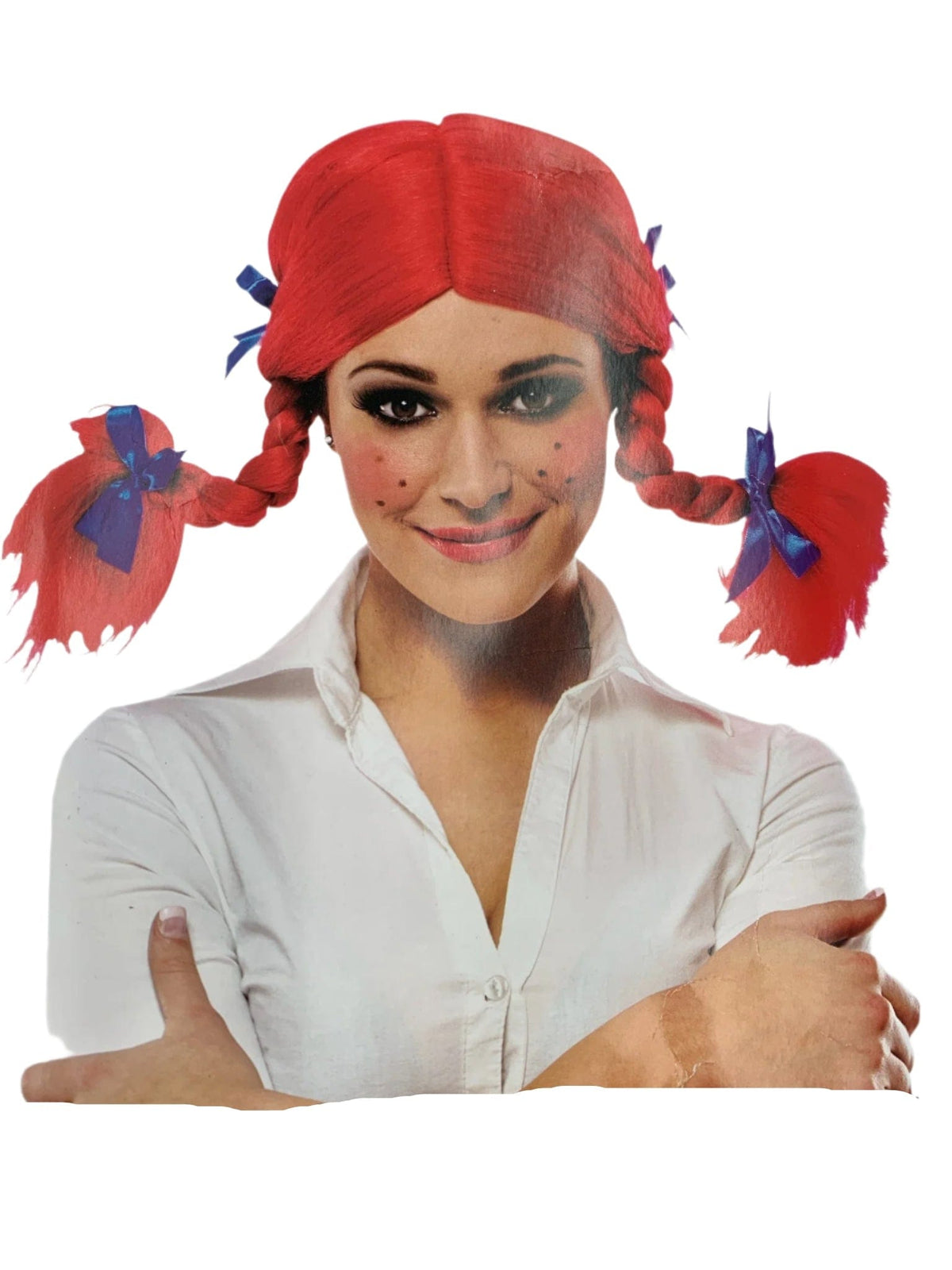 Braided Red Wig - A-1 Thread Vault