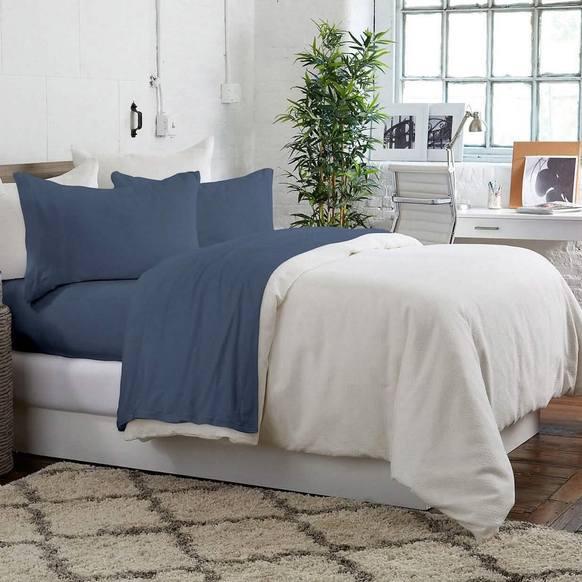 Brooklyn Flat Jersey Knit Sheet Set - A-1 Thread Vault