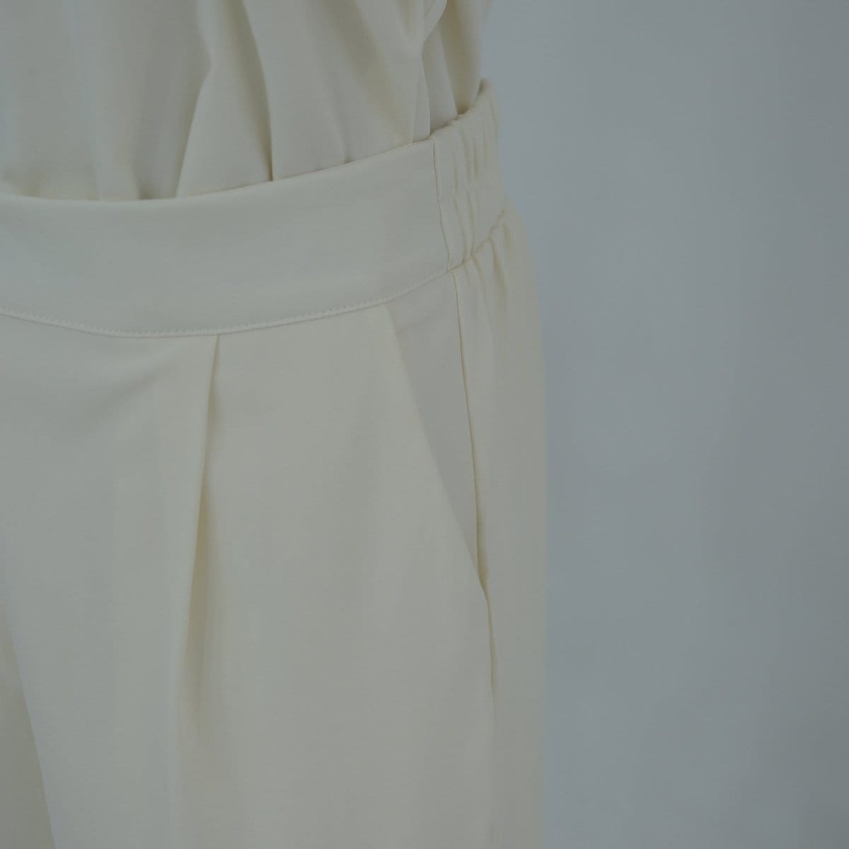 Button-Front Longline Top & Wide-Leg Trouser Set(MS456) - A-1 Thread Vault