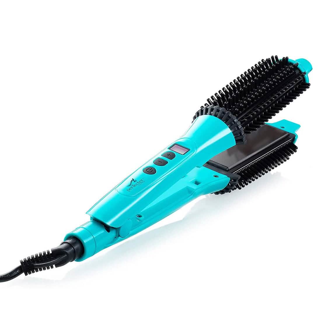 Calista 2-in-1 Heated Brush Iron Hair Styler - A-1 Thread Vault