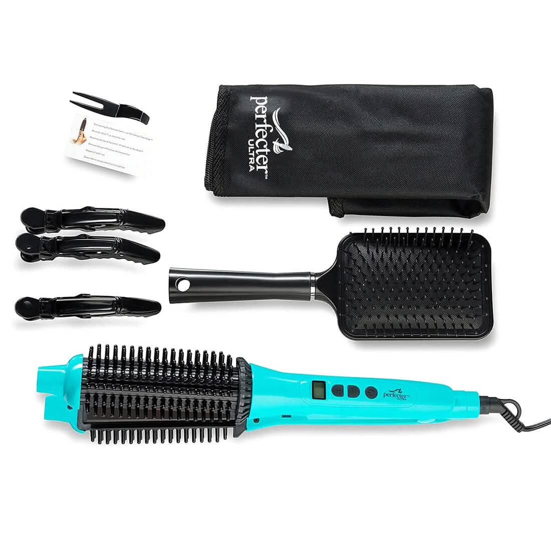Calista 2-in-1 Heated Brush Iron Hair Styler - A-1 Thread Vault