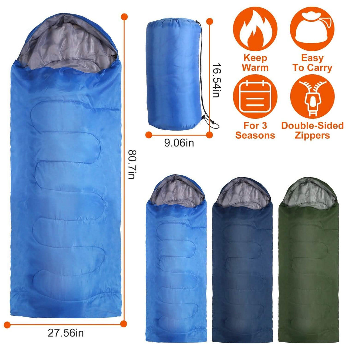 Camping Sleeping Bags for Adults - A-1 Thread Vault