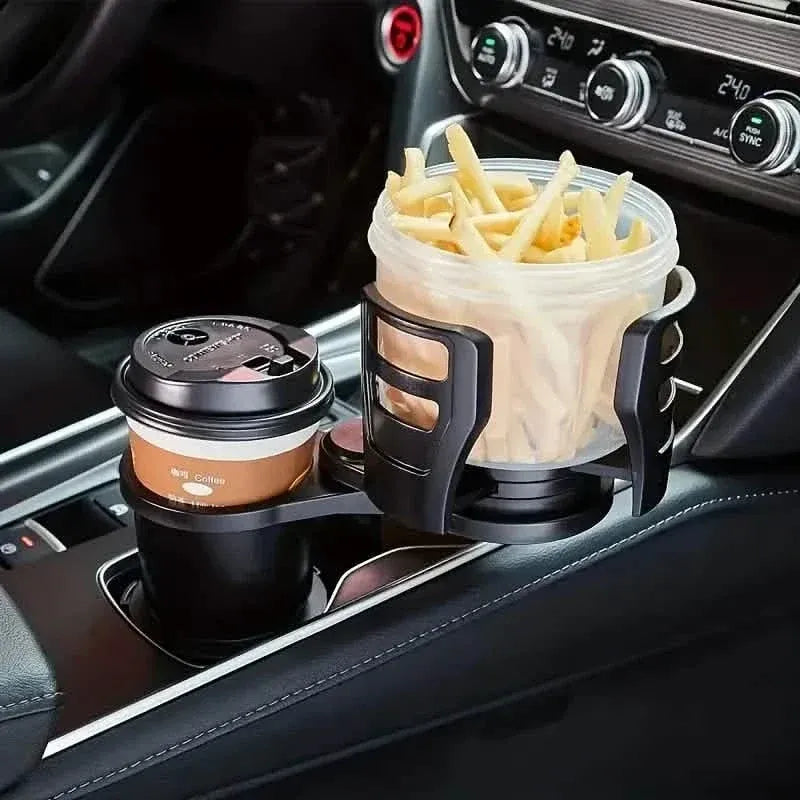 Car Adapter Adjustable Multifunctional Dual Cup Holder With Phone Holder Aromatherapy Organizer - A-1 Thread Vault