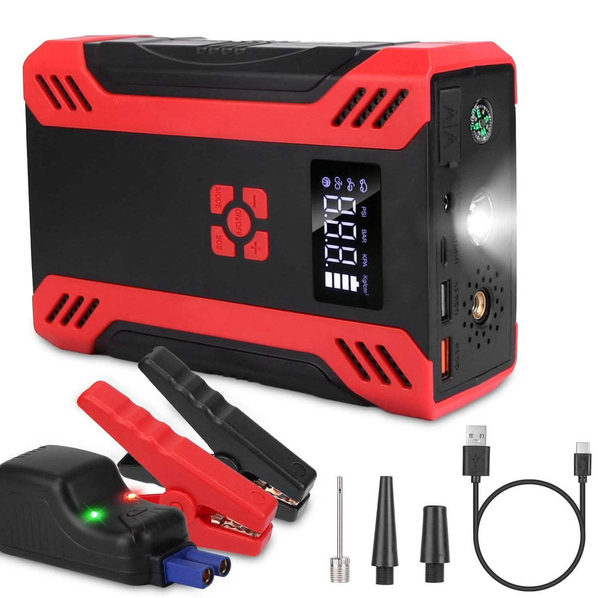 Car Jump Starter with Air Compressor - A-1 Thread Vault