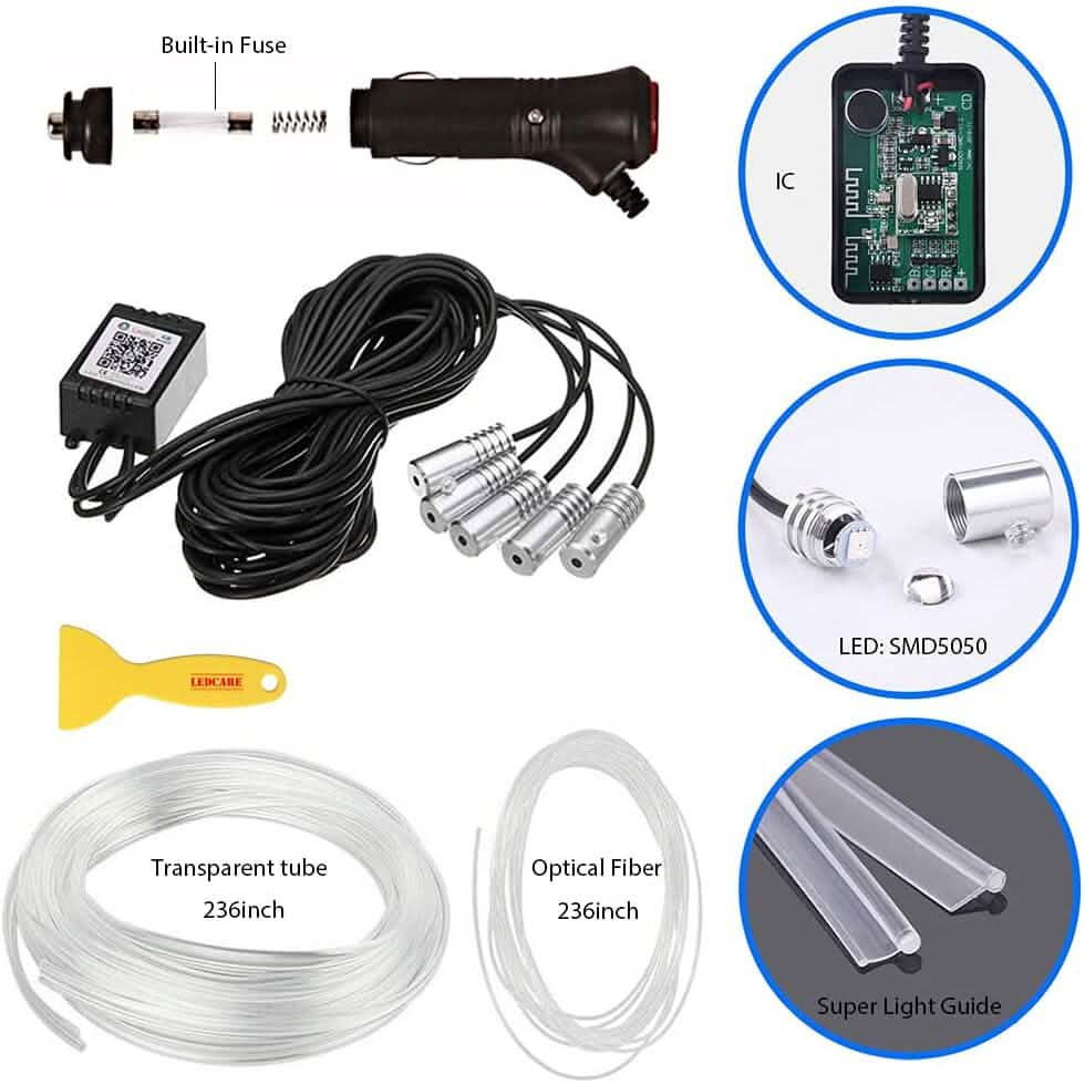 Car LED Strip Ambient Light Kit - A-1 Thread Vault