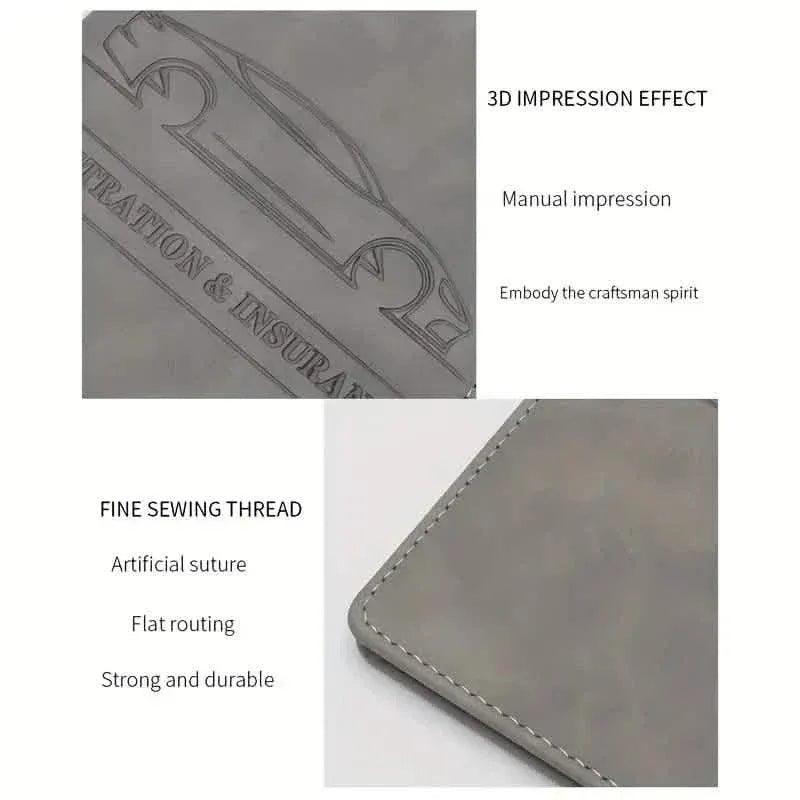 Car Long Multifunctional Driving License Holder Bag - A-1 Thread Vault
