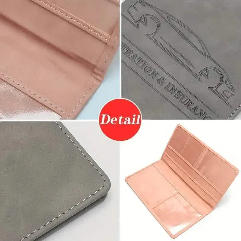 Car Long Multifunctional Driving License Holder Bag - A-1 Thread Vault