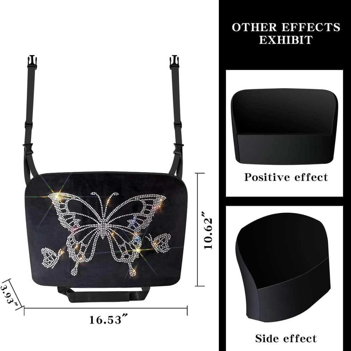 Car Net Backseat Pocket Handbag Holder and Organizer Between Seats - A-1 Thread Vault