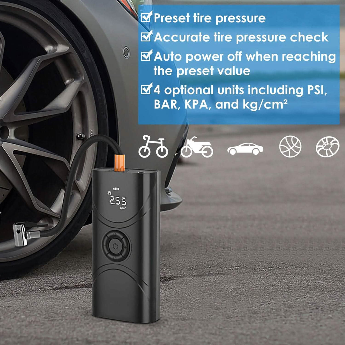 Car Tire Inflator Pump - A-1 Thread Vault