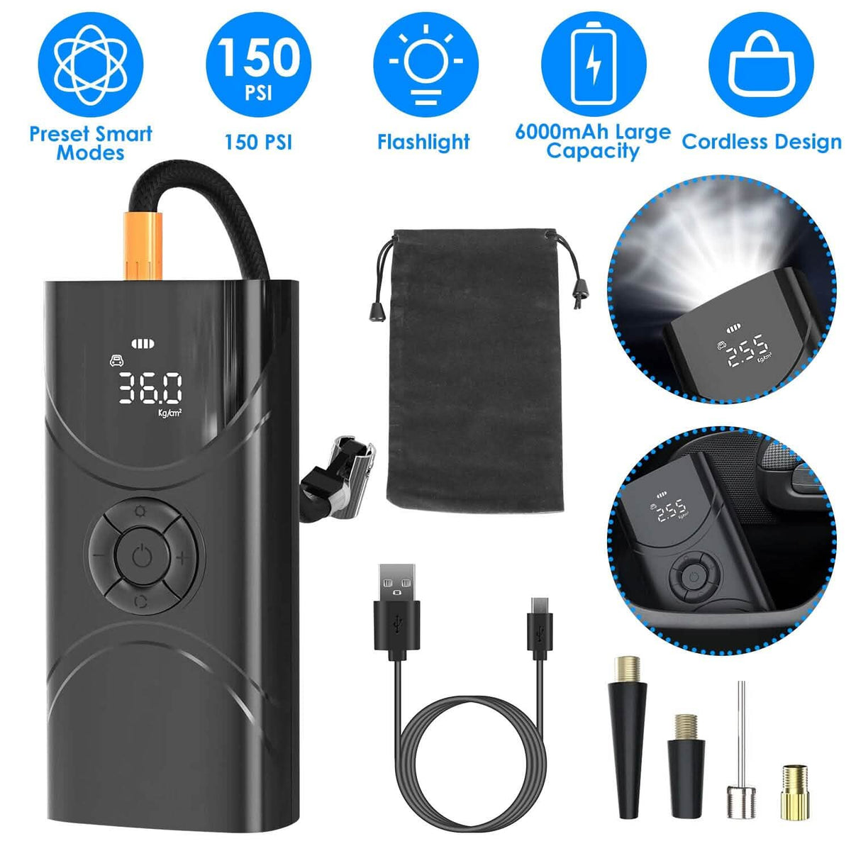 Car Tire Inflator Pump - A-1 Thread Vault