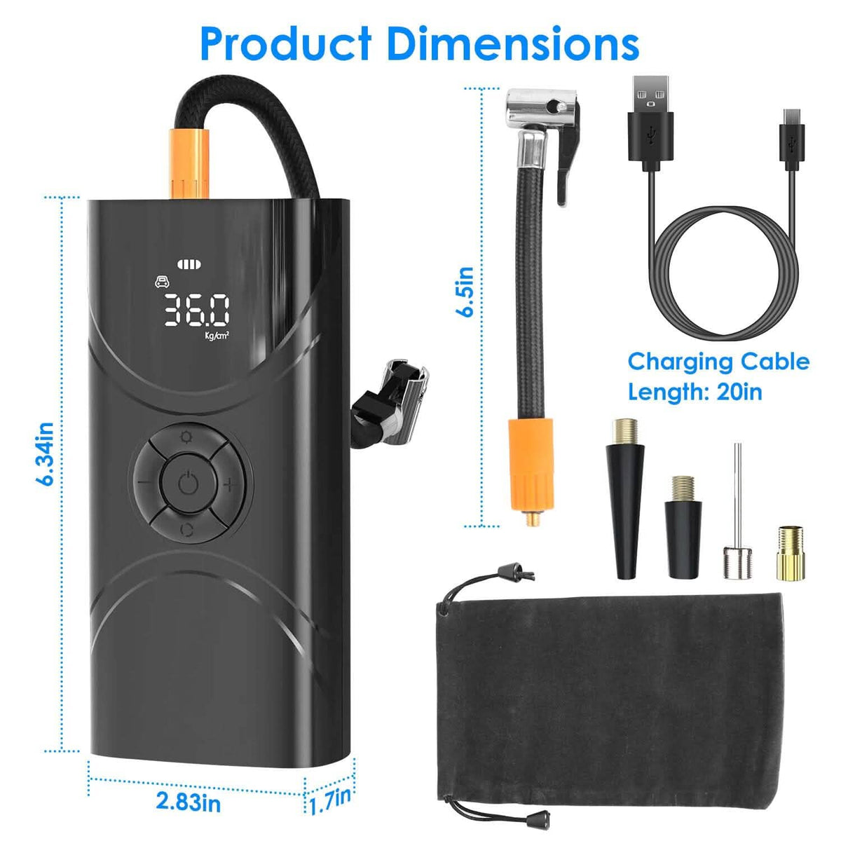 Car Tire Inflator Pump - A-1 Thread Vault