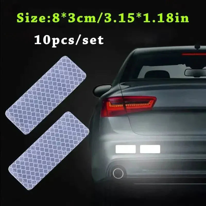Car Truck Bumper Safety Reflective Warning Strip Stickers - A-1 Thread Vault