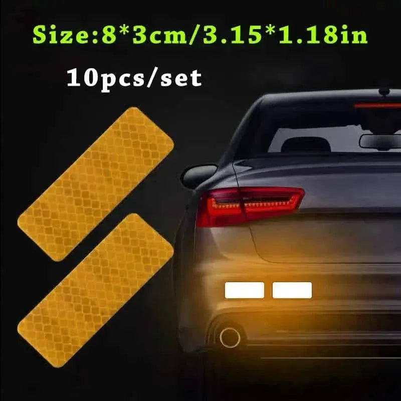 Car Truck Bumper Safety Reflective Warning Strip Stickers - A-1 Thread Vault