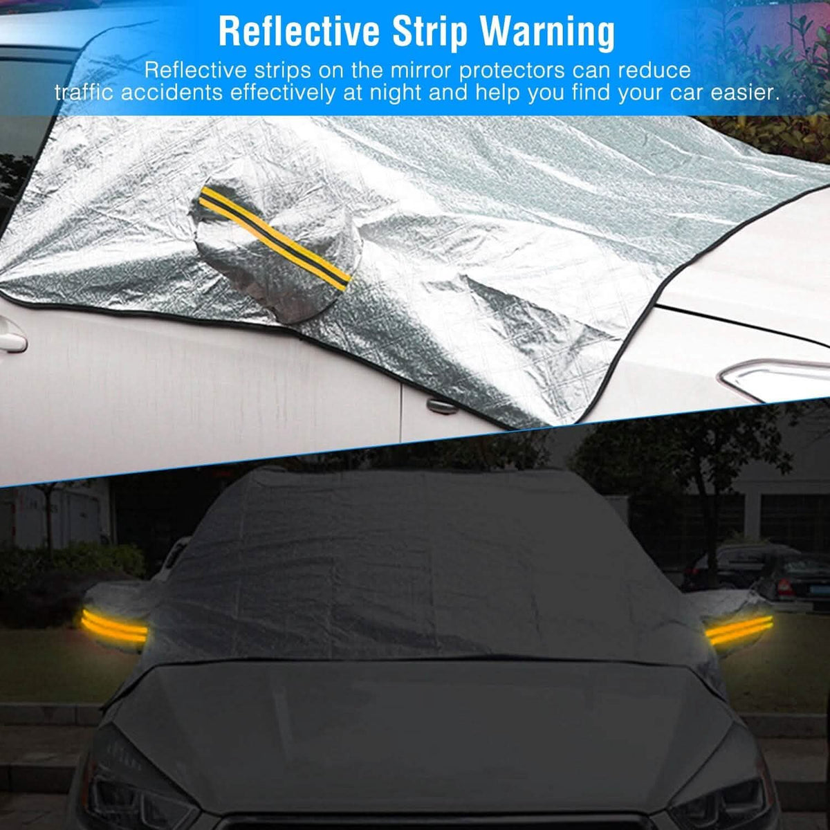 Car Windshield Snow Cover Windproof Magnetic Car Windscreen Cover - A-1 Thread Vault