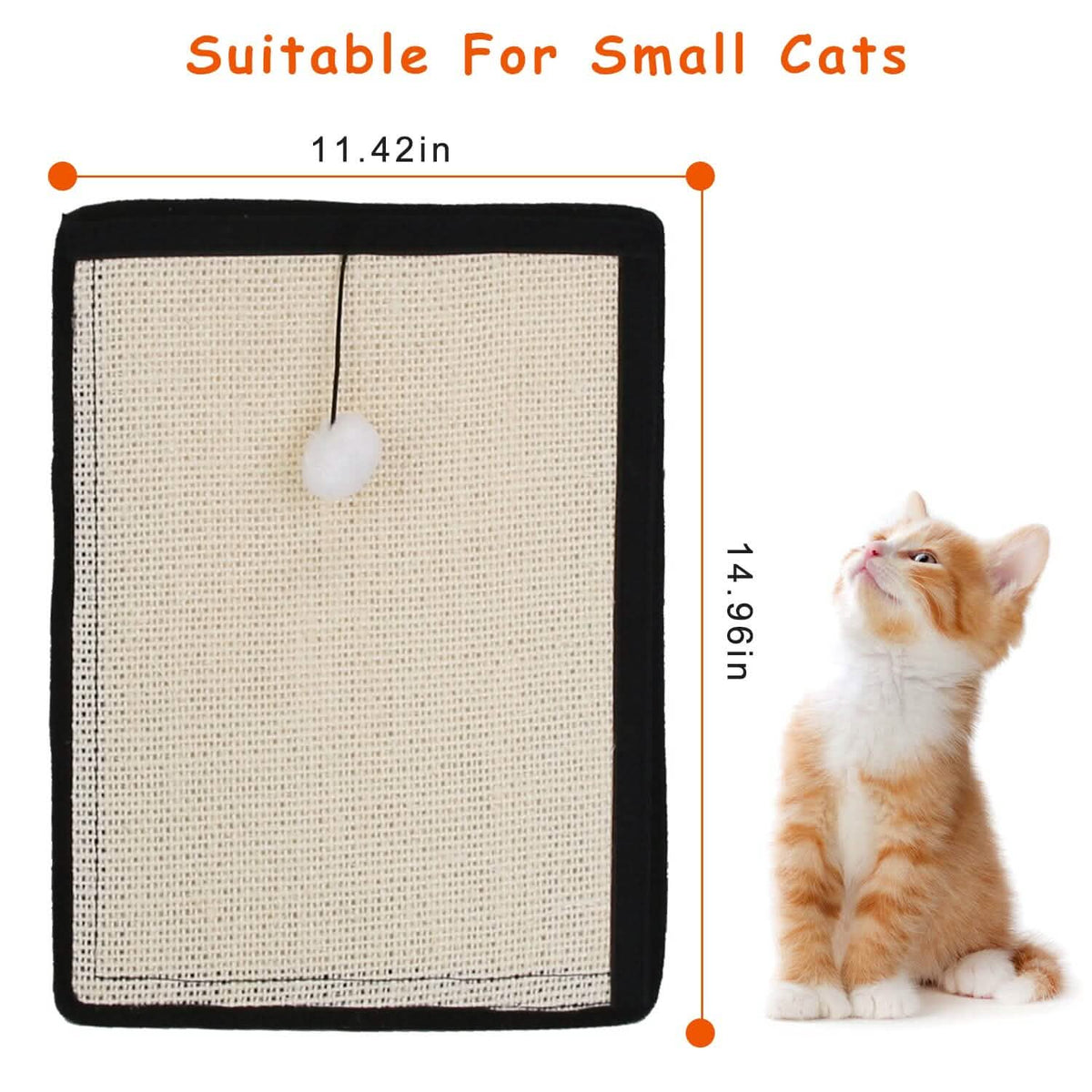 Cat Scratching Pad with 9 Screw Nails - A-1 Thread Vault