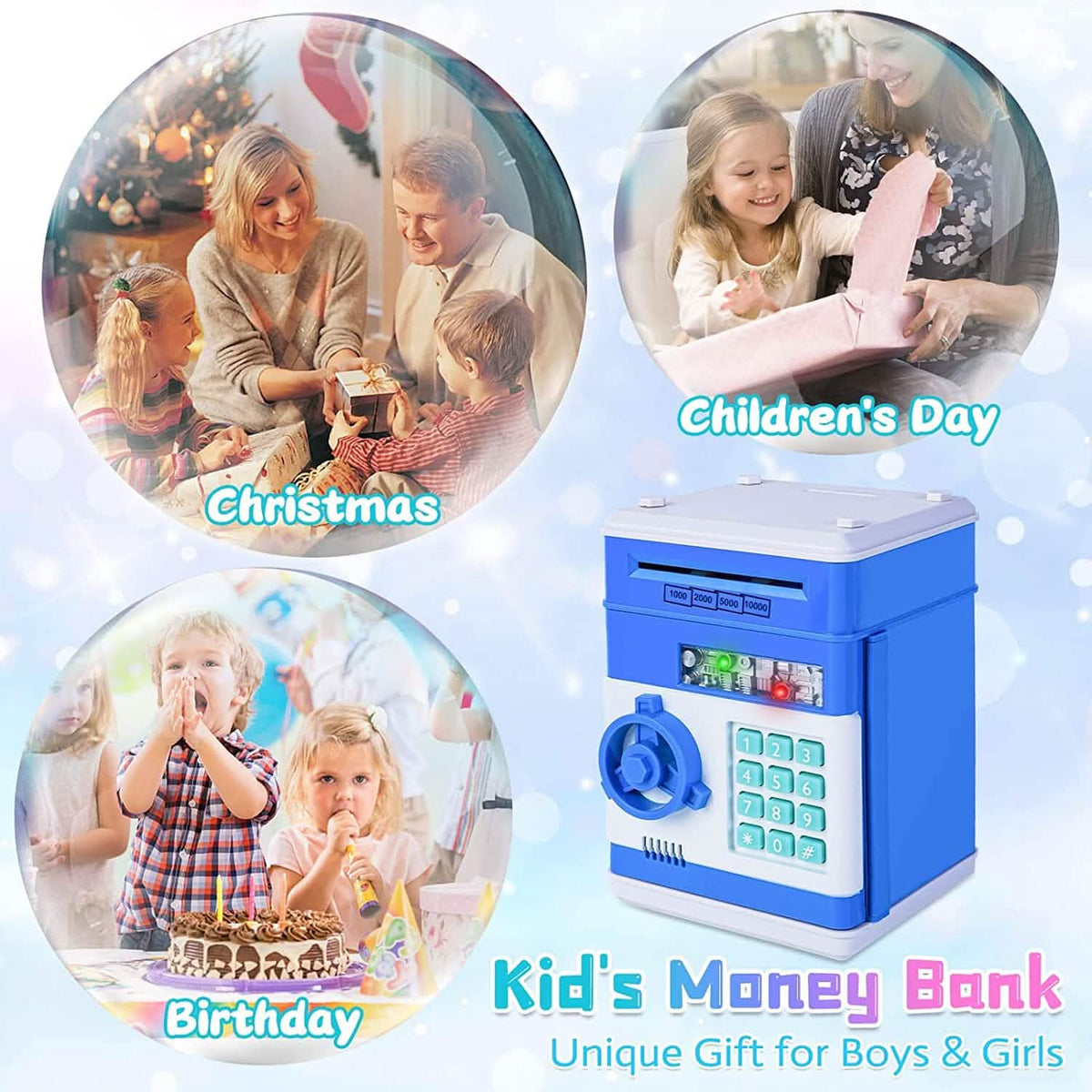 Children's Cartoon Password Box Piggy Bank - A-1 Thread Vault