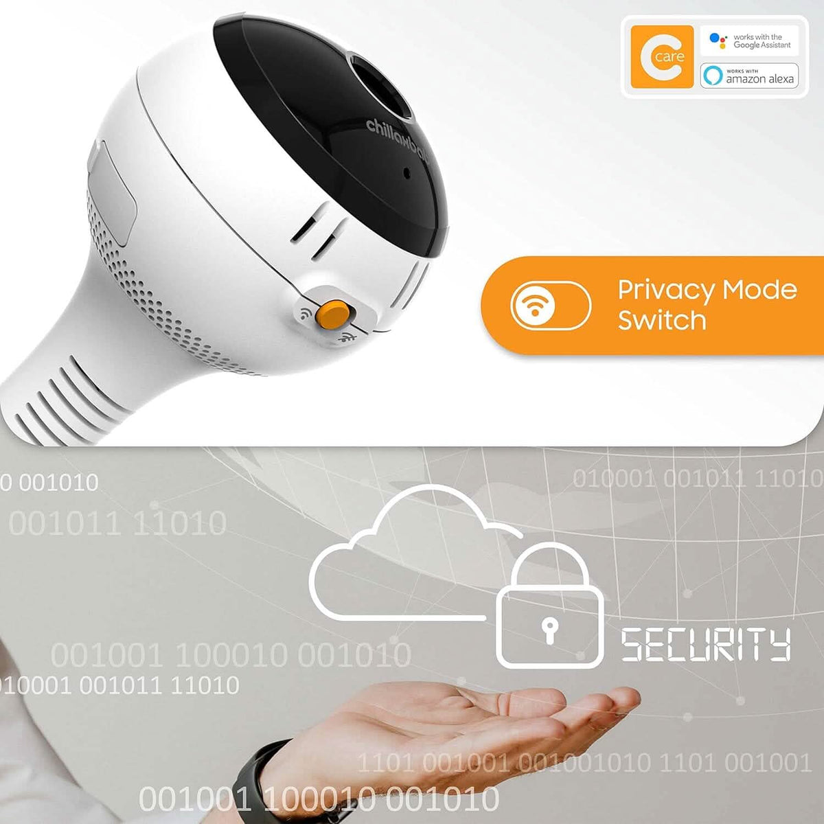 Chillax Giraffe Pro 1080p Camera and 4.3” Video Smart Baby Monitor (Refurbished) - A-1 Thread Vault