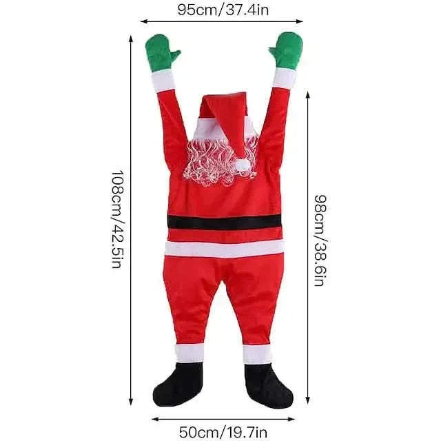 Christmas Climbing Hanging Santa Claus Decor - A-1 Thread Vault