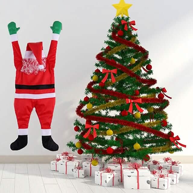 Christmas Climbing Hanging Santa Claus Decor - A-1 Thread Vault