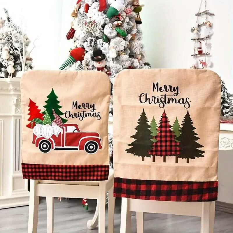 Christmas Dining Room Chair Covers - A-1 Thread Vault