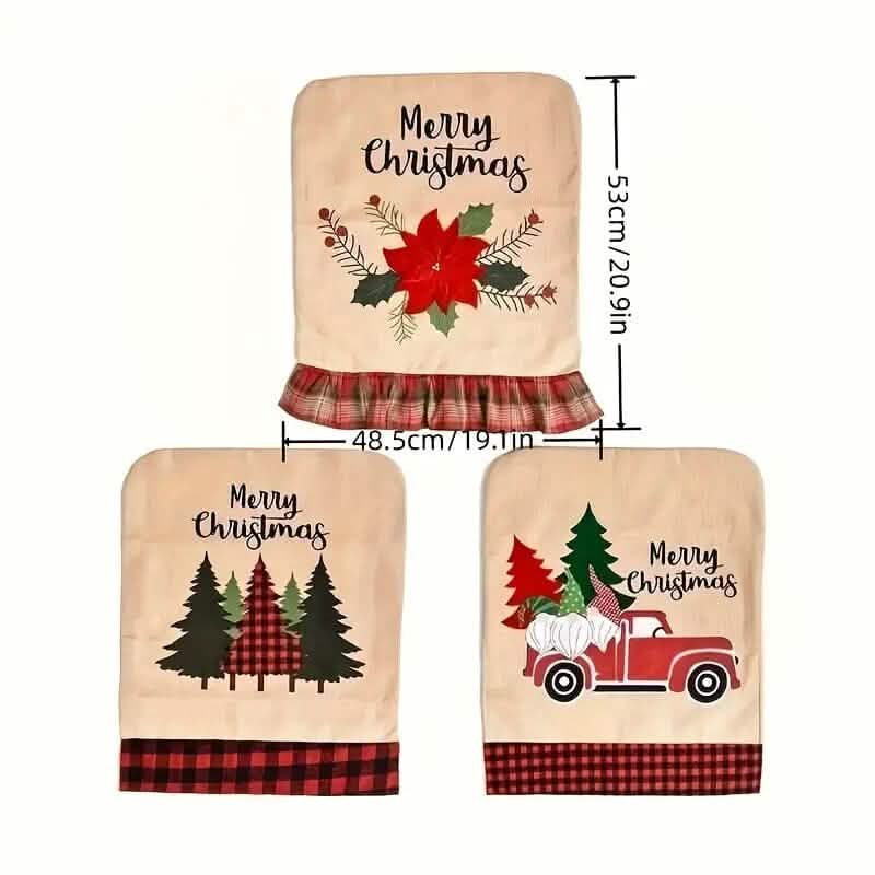 Christmas Dining Room Chair Covers - A-1 Thread Vault