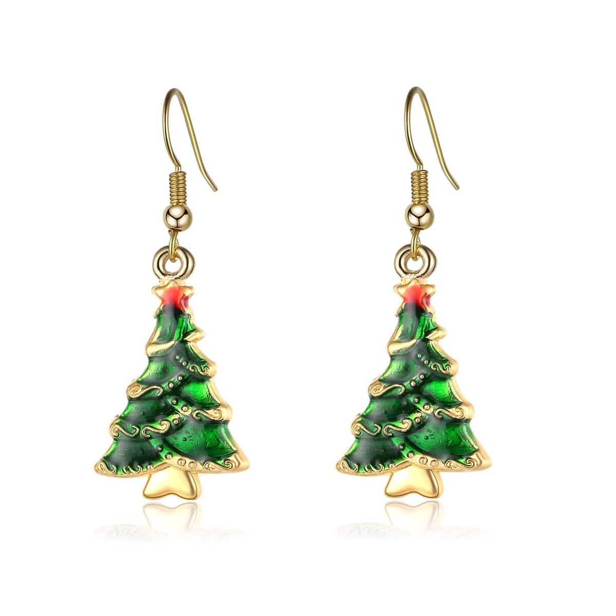 Christmas Ear Decor Hooks Creative Ladies Holiday Earrings - A-1 Thread Vault