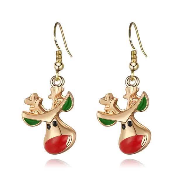 Christmas Ear Decor Hooks Creative Ladies Holiday Earrings - A-1 Thread Vault