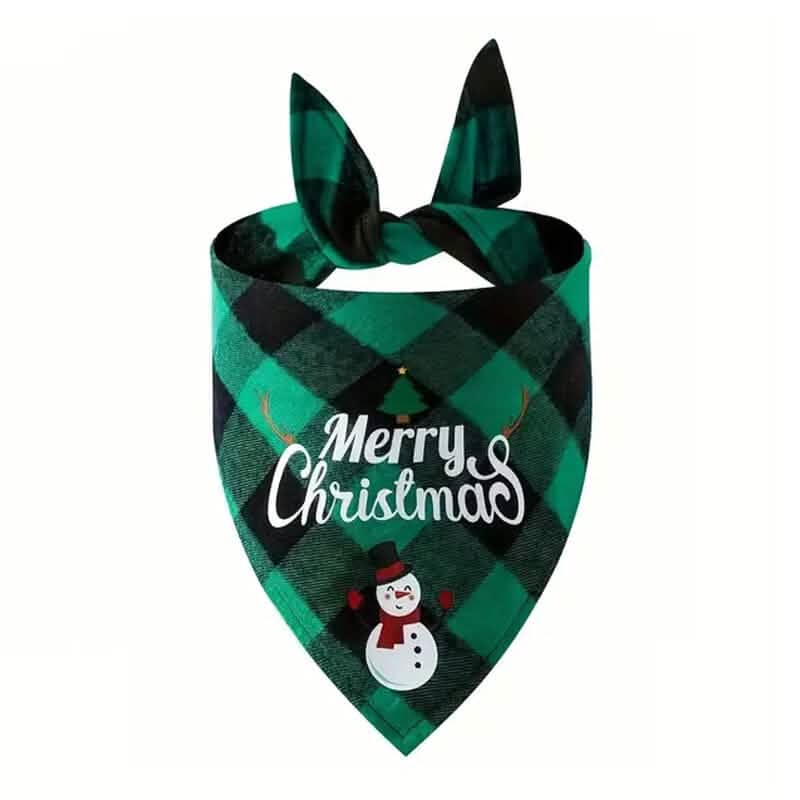 Christmas Pet Triangle Scarf Dog Bandanas - A-1 Thread Vault