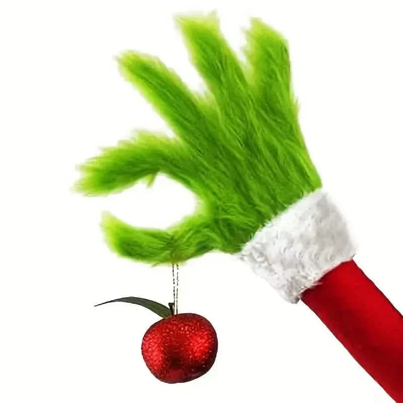 Christmas Poseable Bendable Grinch Furry Elf Decorations - A-1 Thread Vault