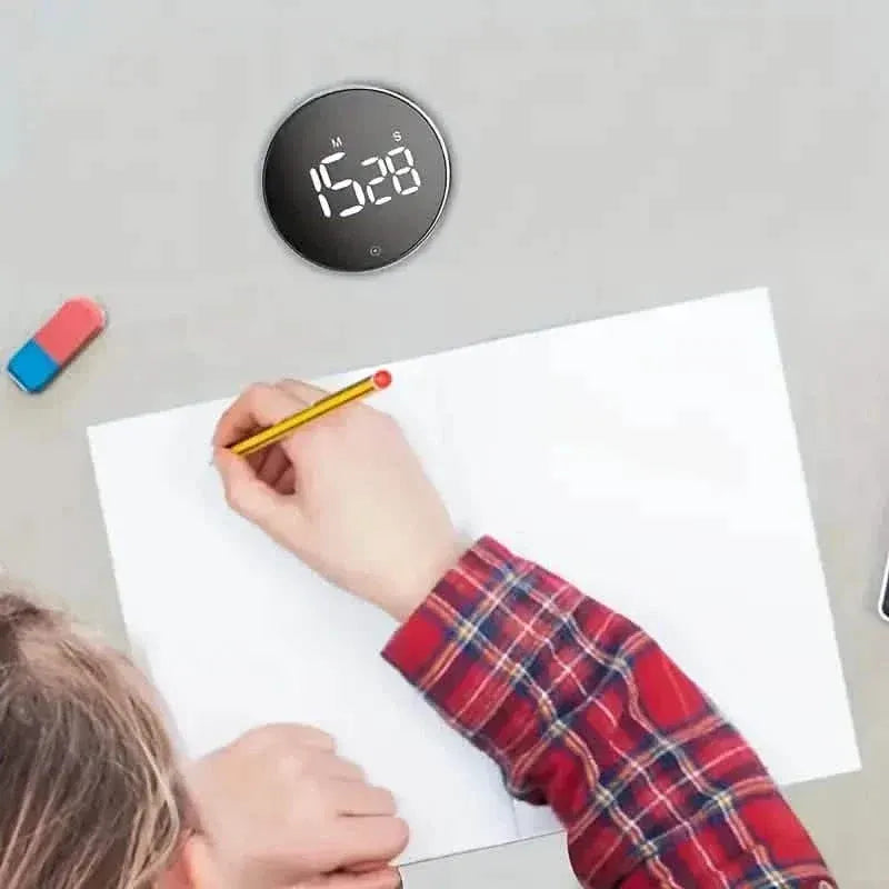 Circular Kitchen Timer - Battery Powered, ABS Material, ≤36V Operating Voltage, 0.01 Accuracy, No Laser Function - A-1 Thread Vault