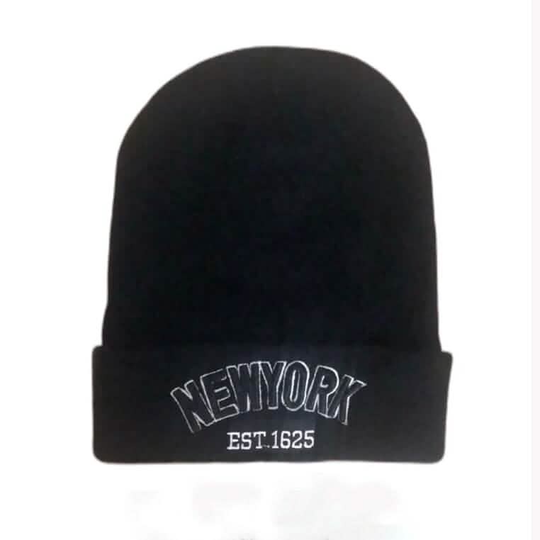 Classic NY Winter Hat Beanies with Thick Fur - A-1 Thread Vault