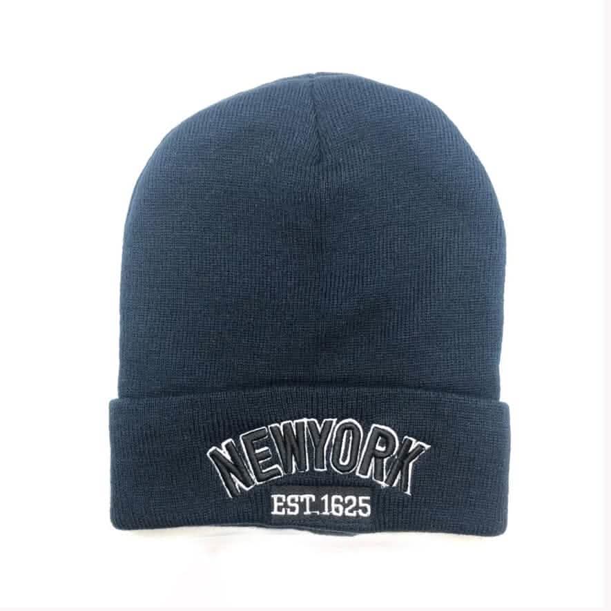 Classic NY Winter Hat Beanies with Thick Fur - A-1 Thread Vault