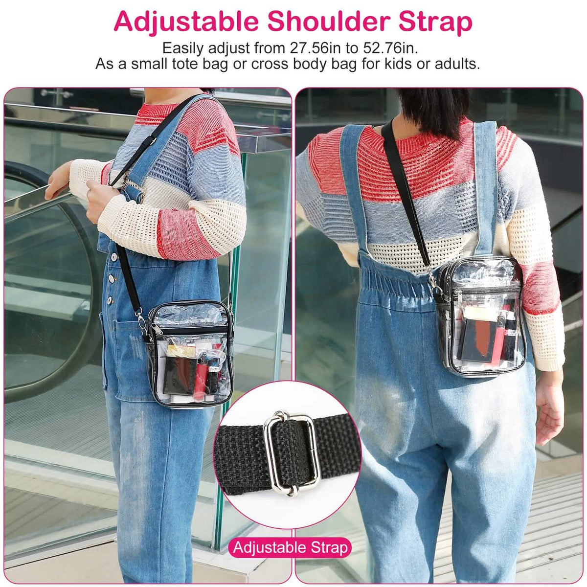 Clear Crossbody Bag Stadium Approved - A-1 Thread Vault