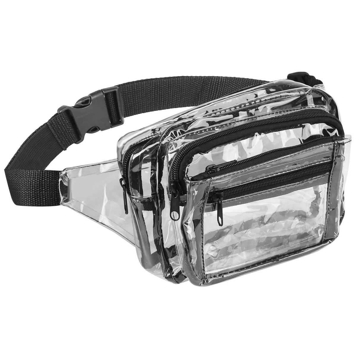 Clear Fanny Pack Unisex Transparent Waist Pouch Belt Bag - A-1 Thread Vault