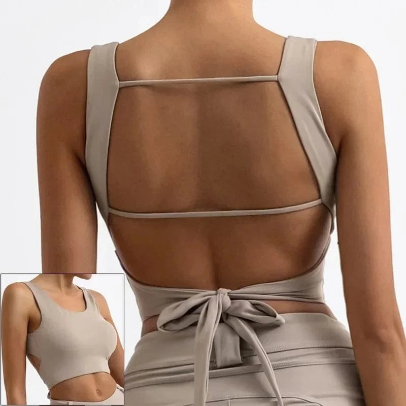 Cloud Hide Black Sports Bra Women Fitness HOT Girl Underwear Push Up Yoga Crop Top Bras Solid Athletic Vest Gym Shirt Sportswear - A-1 Thread Vault