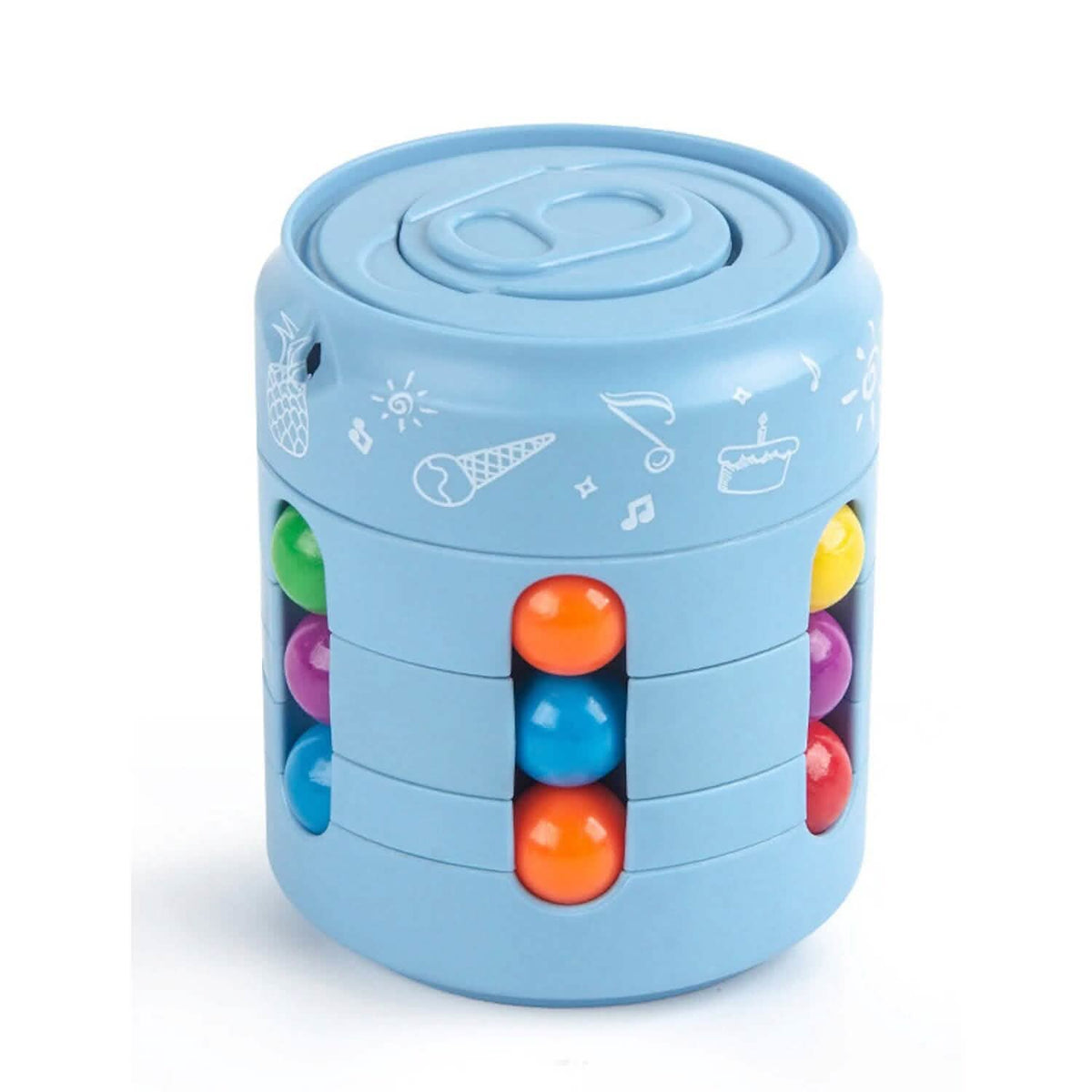 Coke Rubik's Cube Fingertip Rotating Roller Toy - A-1 Thread Vault