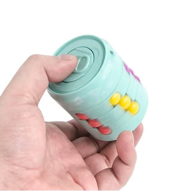 Coke Rubik's Cube Fingertip Rotating Roller Toy - A-1 Thread Vault