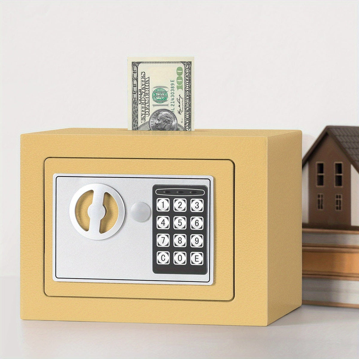 Compact Digital Safe Box – Keypad & Key Access - A-1 Thread Vault
