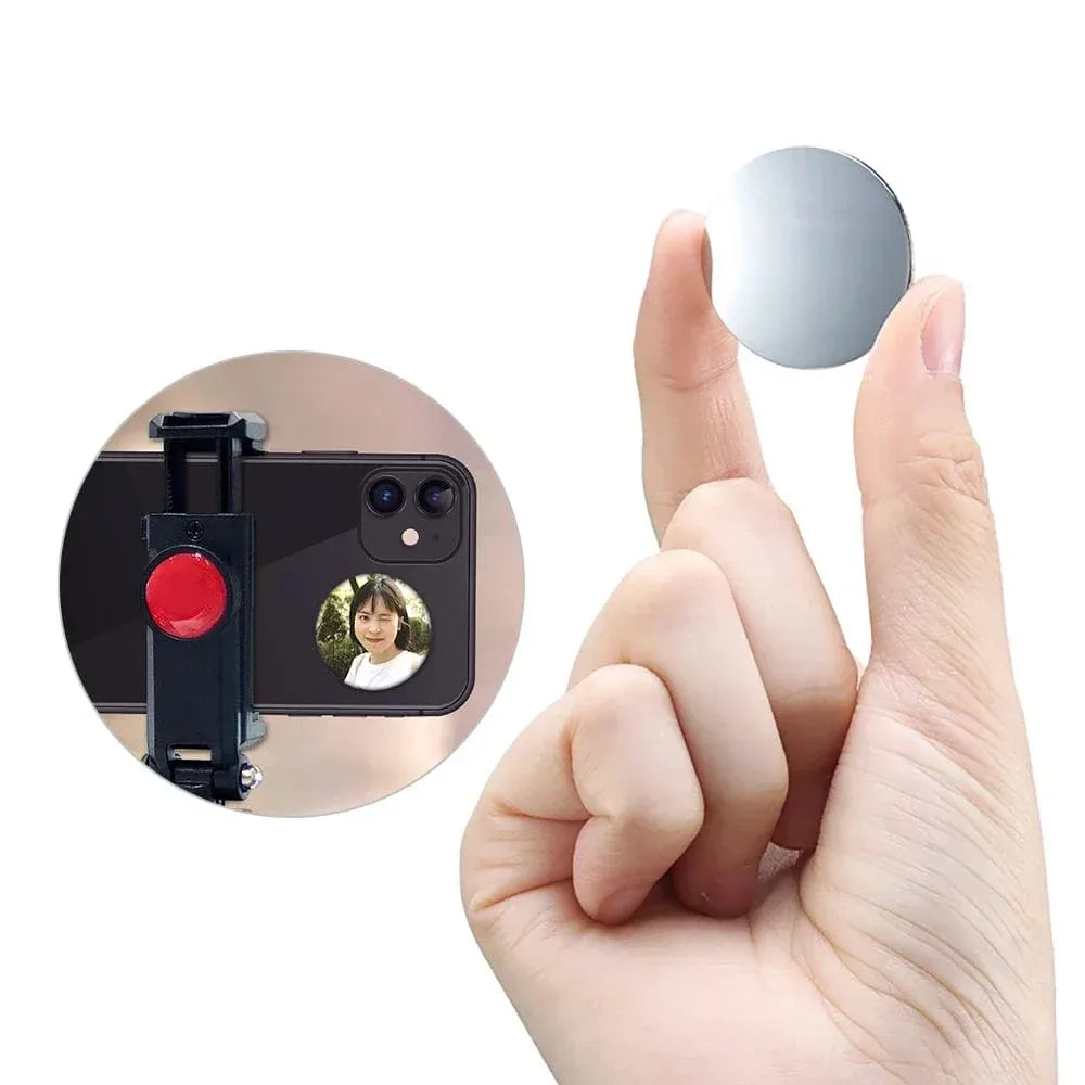 Compact Round Mirror for Smartphone Selfies and Vlogging - A-1 Thread Vault