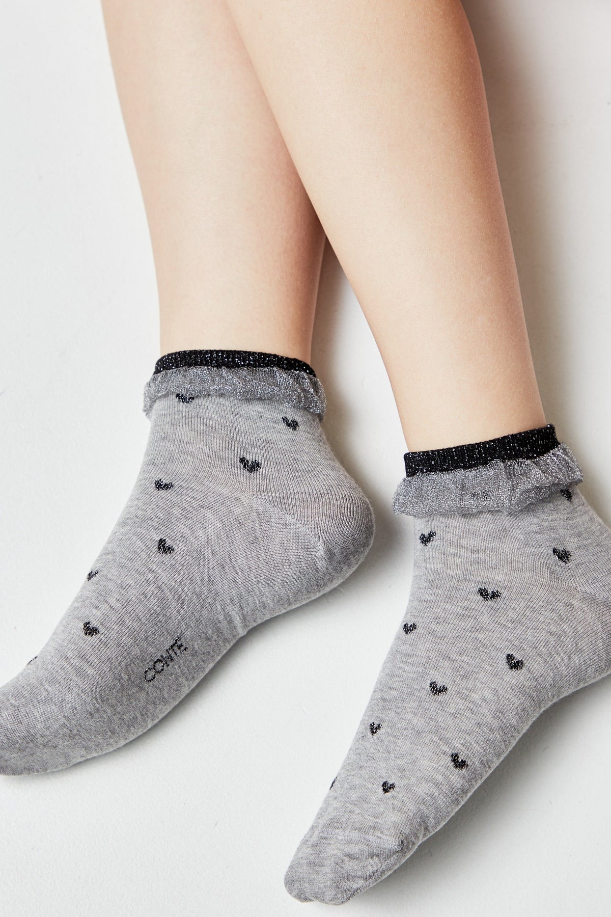 Conte Cotton Socks Classic - 243 Airy Sole and Lurex - A-1 Thread Vault