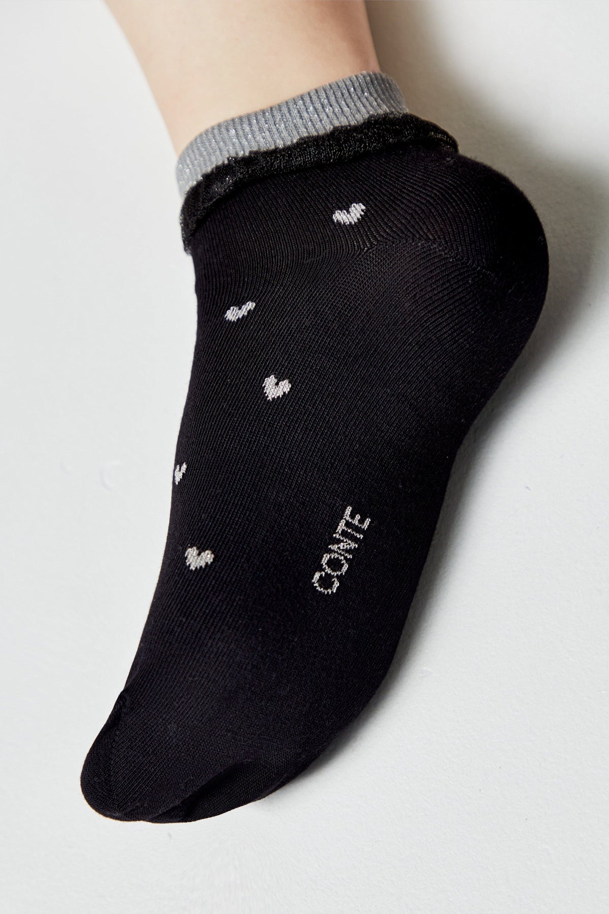 Conte Cotton Socks Classic - 243 Airy Sole and Lurex - A-1 Thread Vault