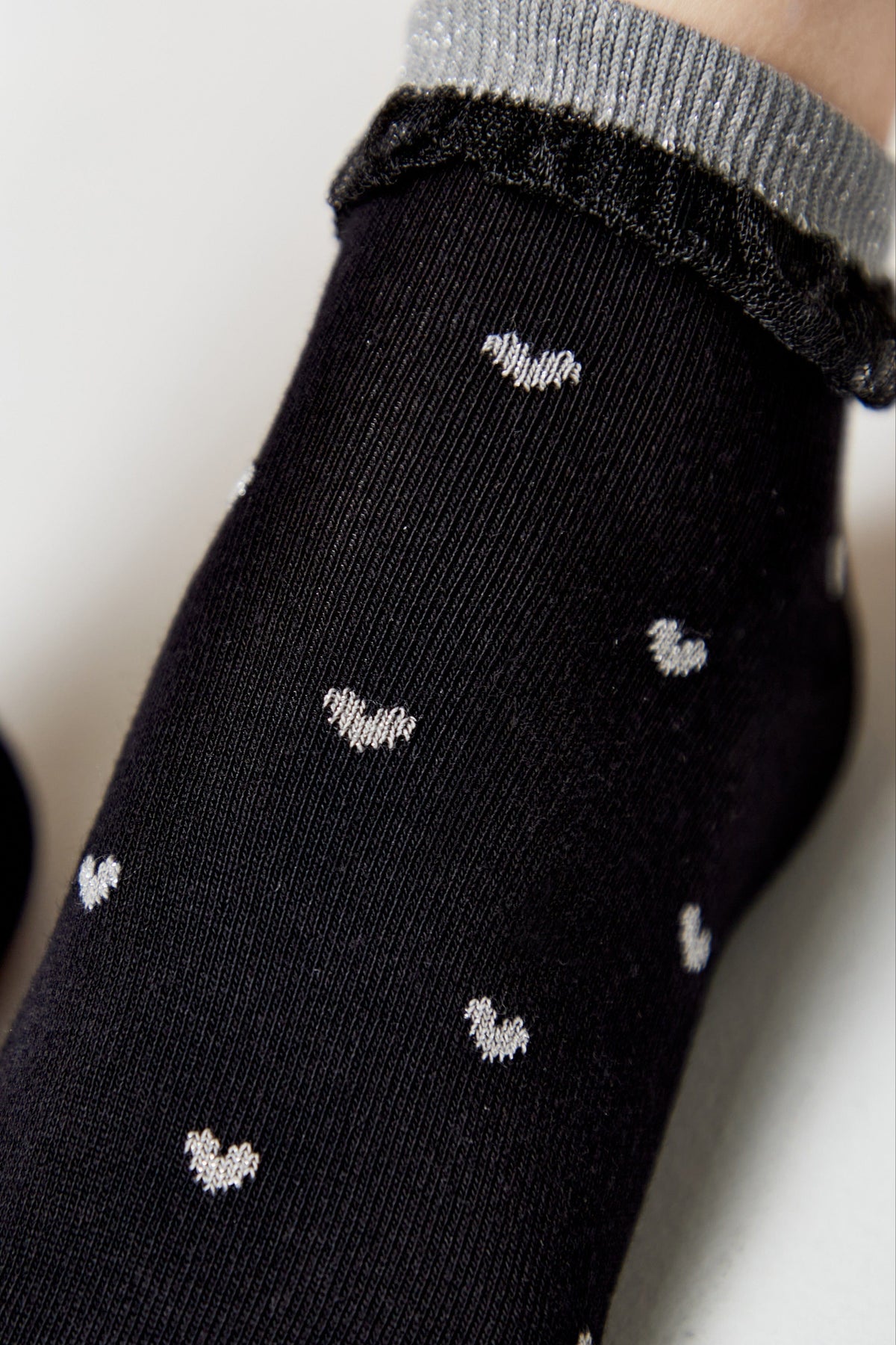 Conte Cotton Socks Classic - 243 Airy Sole and Lurex - A-1 Thread Vault